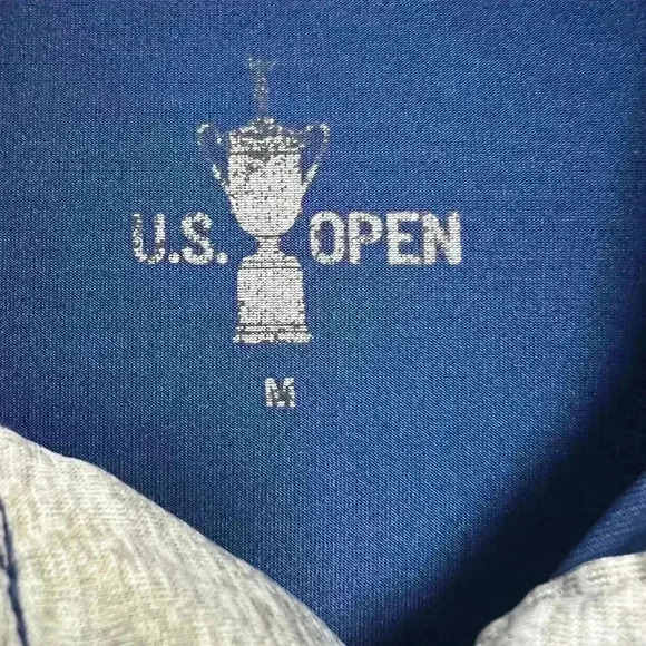 USGA US Open Polo Shirt Blue Torrey Pines Short Sleeve Golf Shirt - Picture 4 of 6
